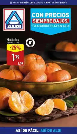 Con precios siempre bajos, tu - Aldi Gazetka promocyjna - W tym tygodniu - oferta 