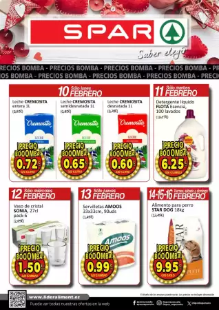 Folleto promocional Spar. Título: Spar. La oferta es válida: 2025-02-10 - 2025-02-16