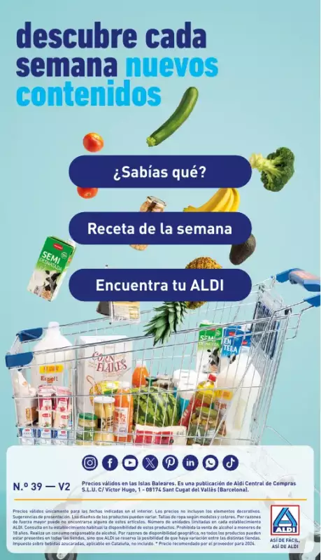 Gazetka promocyjna sklepu Aldi - A este precio nomal que sea el unico fruto del amor - data obowiązywania: od 2024-04-23 do 2025-12-31