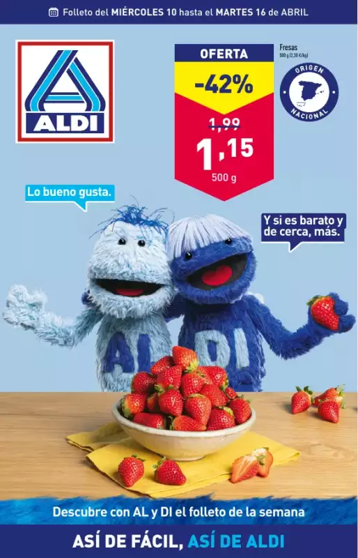 Gazetka promocyjna sklepu Aldi - Folleto semanal - data obowiązywania: od 2024-04-23 do 2025-12-31