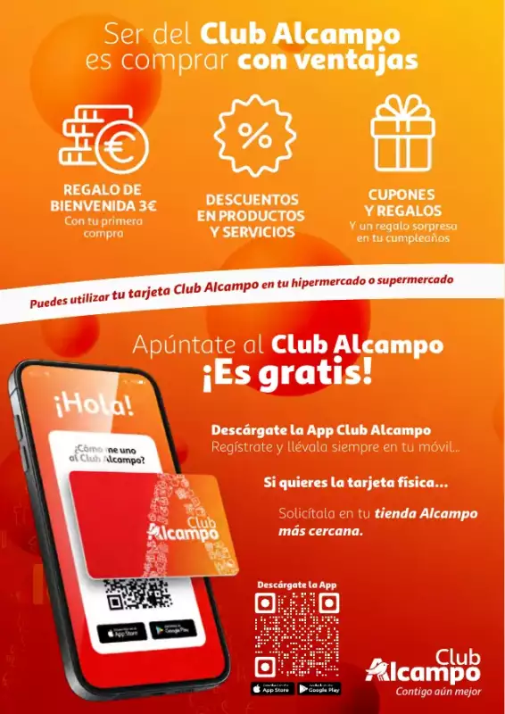 Gazetka promocyjna sklepu Alcampo - Promociones Club Alcampo Contigo aún ... - data obowiązywania: od 2024-04-23 do 2025-12-31